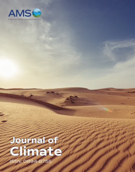 Journal of Climate journal cover